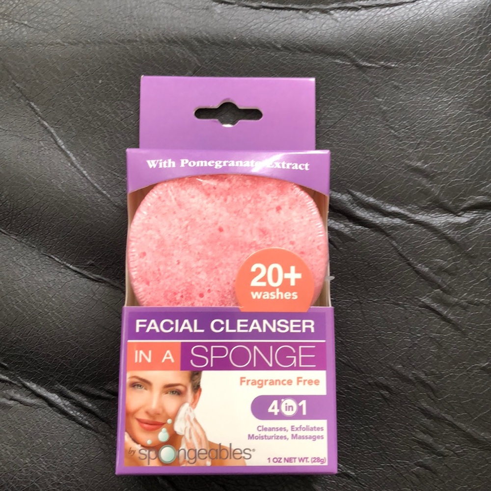 New Facial Cleanser Sponge